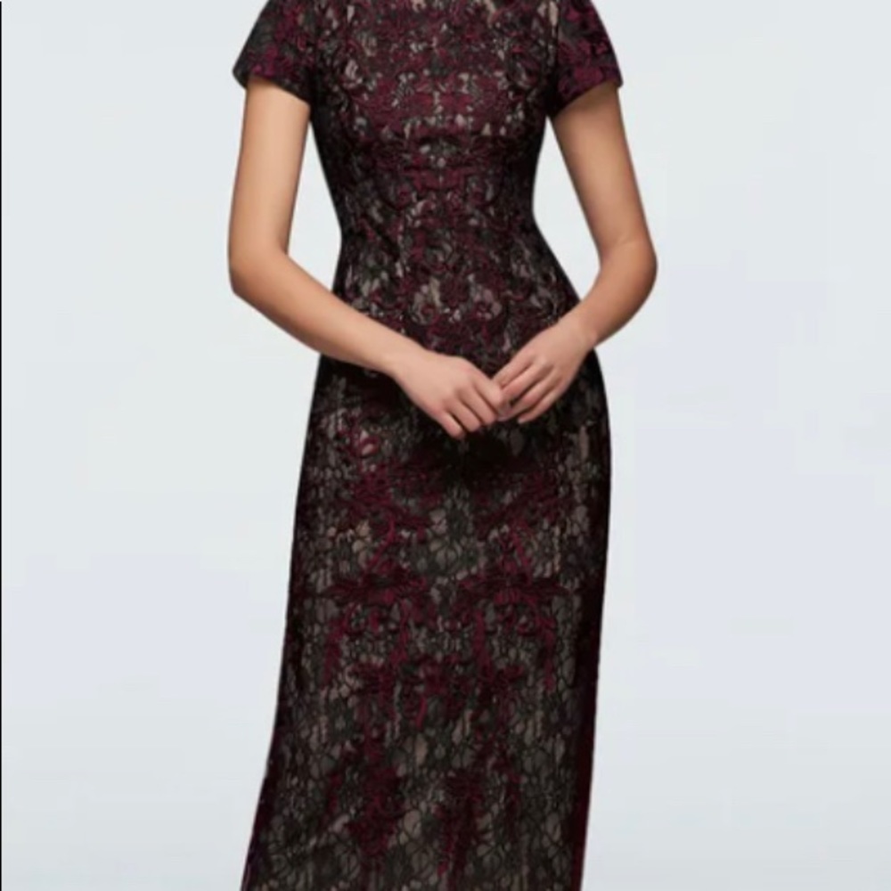 Cabernet Lace Dress